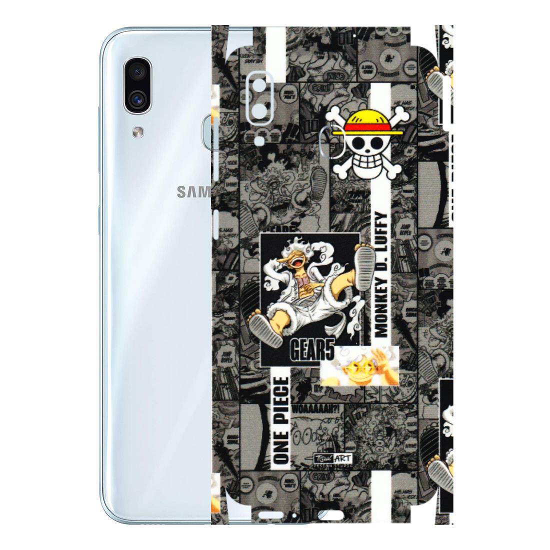 Samsung A/S Series Phone Skins (All Models) - Cuffy Anime MonkeyCamic - 3D Embossed Finish (L-242) Samsung Galaxy A30