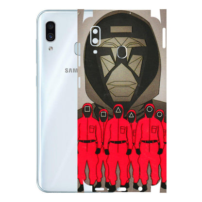 Samsung A/S Series Phone Skins (All Models) - Squid Game Hero - 3D Embossed Finish (L-245) Samsung Galaxy A30