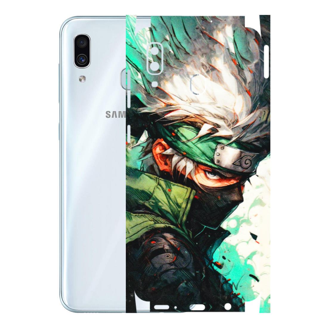 Samsung A/S Series Phone Skins (All Models) - Kakashi Side Profile - 3D Embossed Finish (L-249) Samsung Galaxy A30