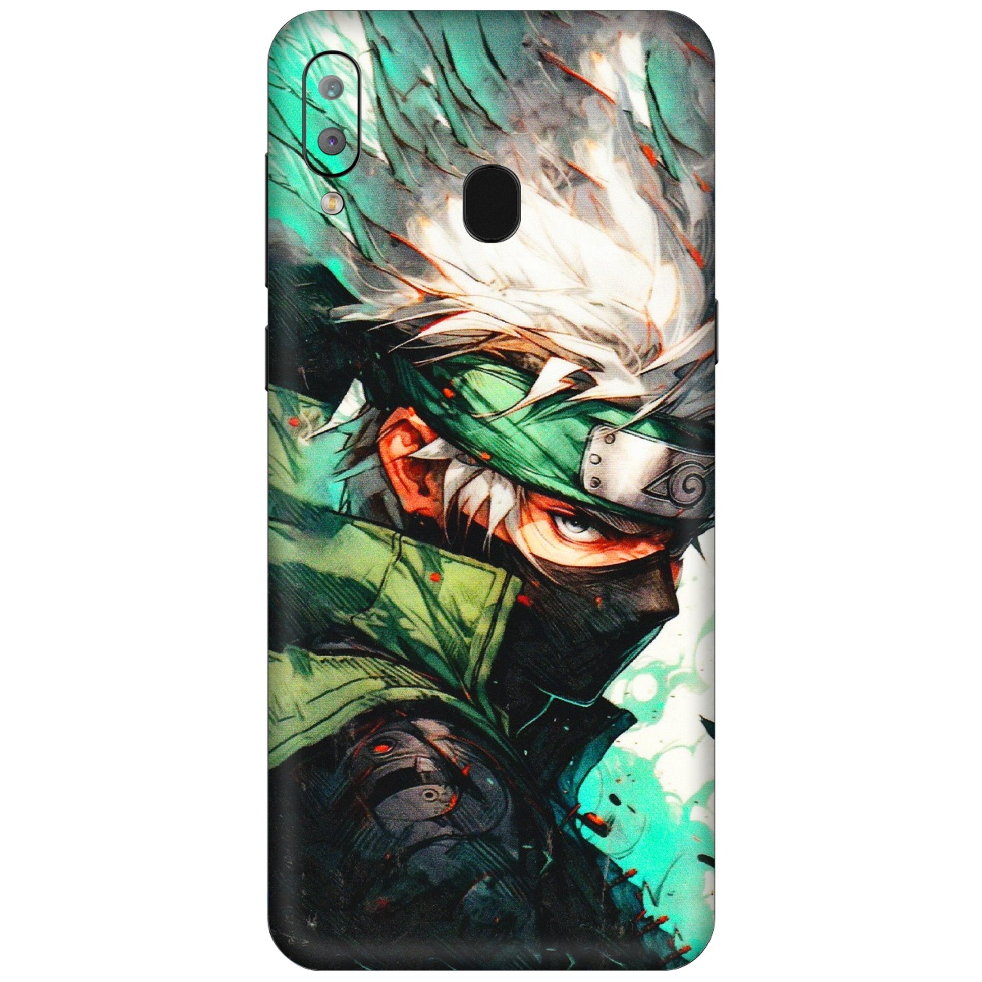 Samsung A/S Series Phone Skins (All Models) - Kakashi Side Profile - 3D Embossed Finish (L-249) Samsung Galaxy A30