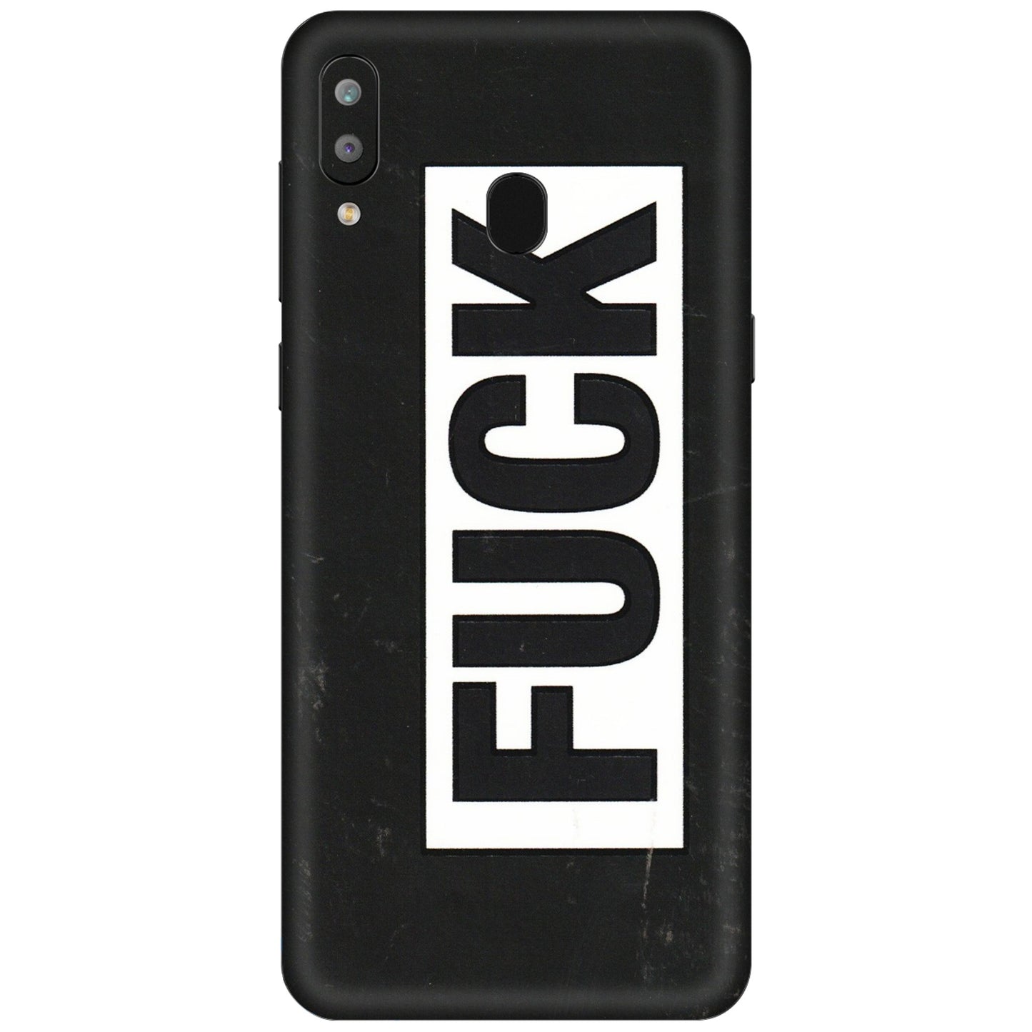 Samsung A/S Series Phone Skins (All Models) - The F Word - 3D Embossed Finish (L-255) Samsung Galaxy A30