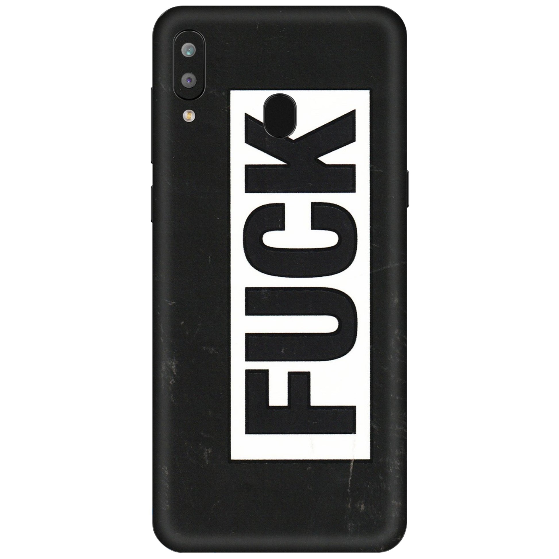 Samsung A/S Series Phone Skins (All Models) - The F Word - 3D Embossed Finish (L-255) Samsung Galaxy A30