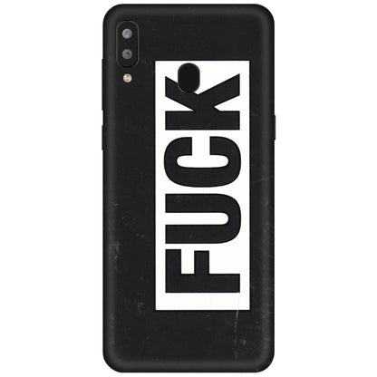 Samsung A/S Series Phone Skins (All Models) - The F Word - 3D Embossed Finish (L-255) Samsung Galaxy A30