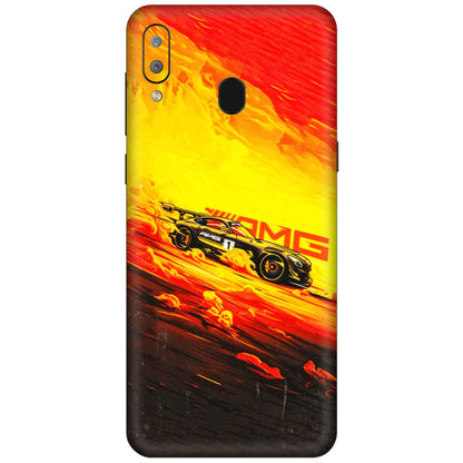 Samsung A/S Series Phone Skins (All Models) - AMG Car Speed Cover - 3D Embossed Finish (L-256) Samsung Galaxy A30