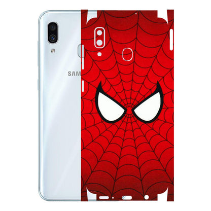 Samsung A/S Series Phone Skins (All Models) - Spidey Eyes - 3D Embossed Finish (L-257) Samsung Galaxy A30