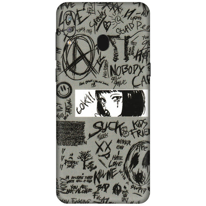 Samsung A/S Series Phone Skins (All Models) - Never Have Love Anime - 3D Embossed Finish (L-260) Samsung Galaxy A30