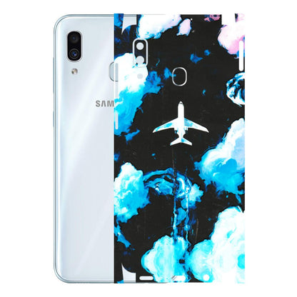 Samsung A/S Series Phone Skins (All Models) - Travel In Airline - 3D Embossed Finish (L-264) Samsung Galaxy A30