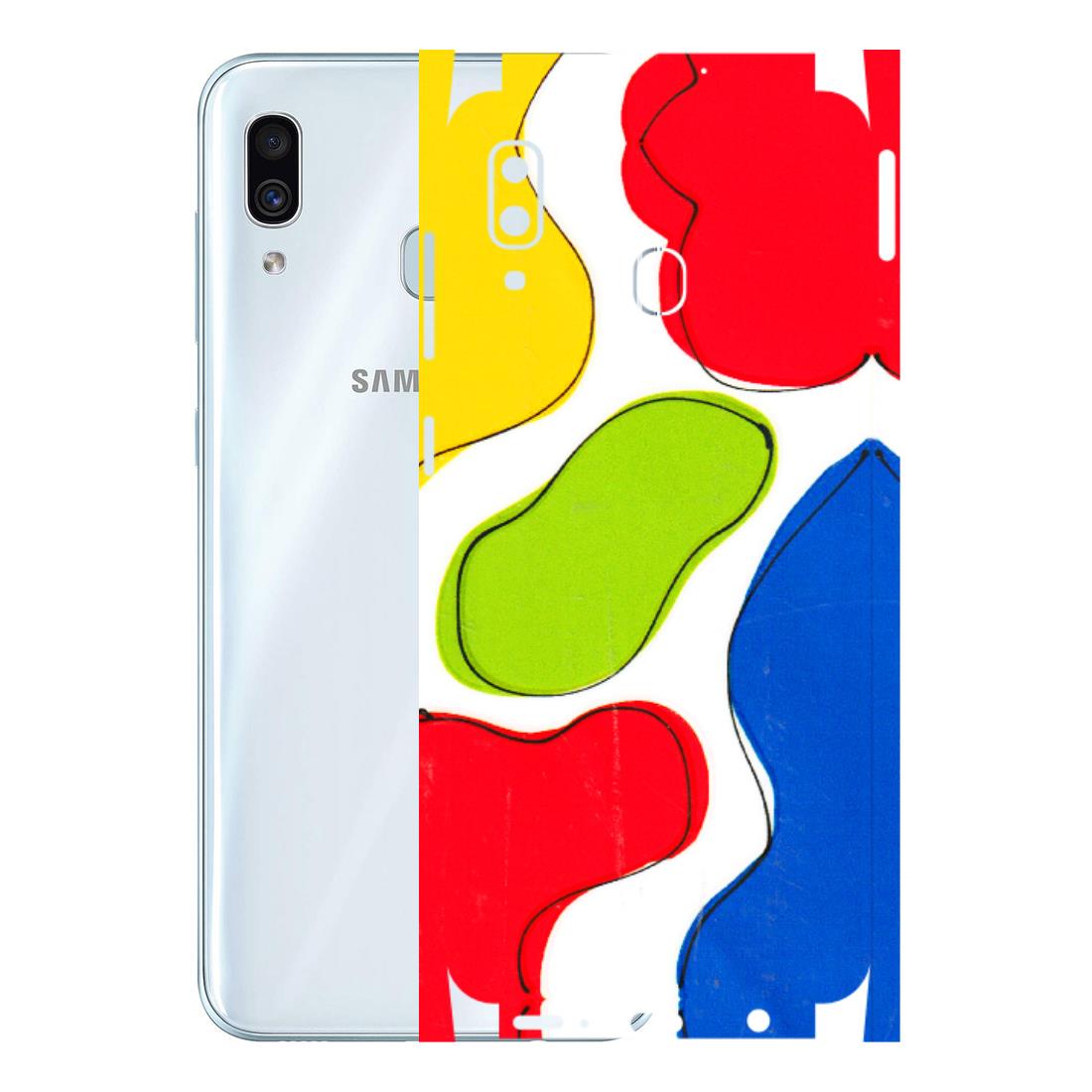 Samsung A/S Series Phone Skins (All Models) - RGB Colour Paint - 3D Embossed Finish (L-284) Samsung Galaxy A30