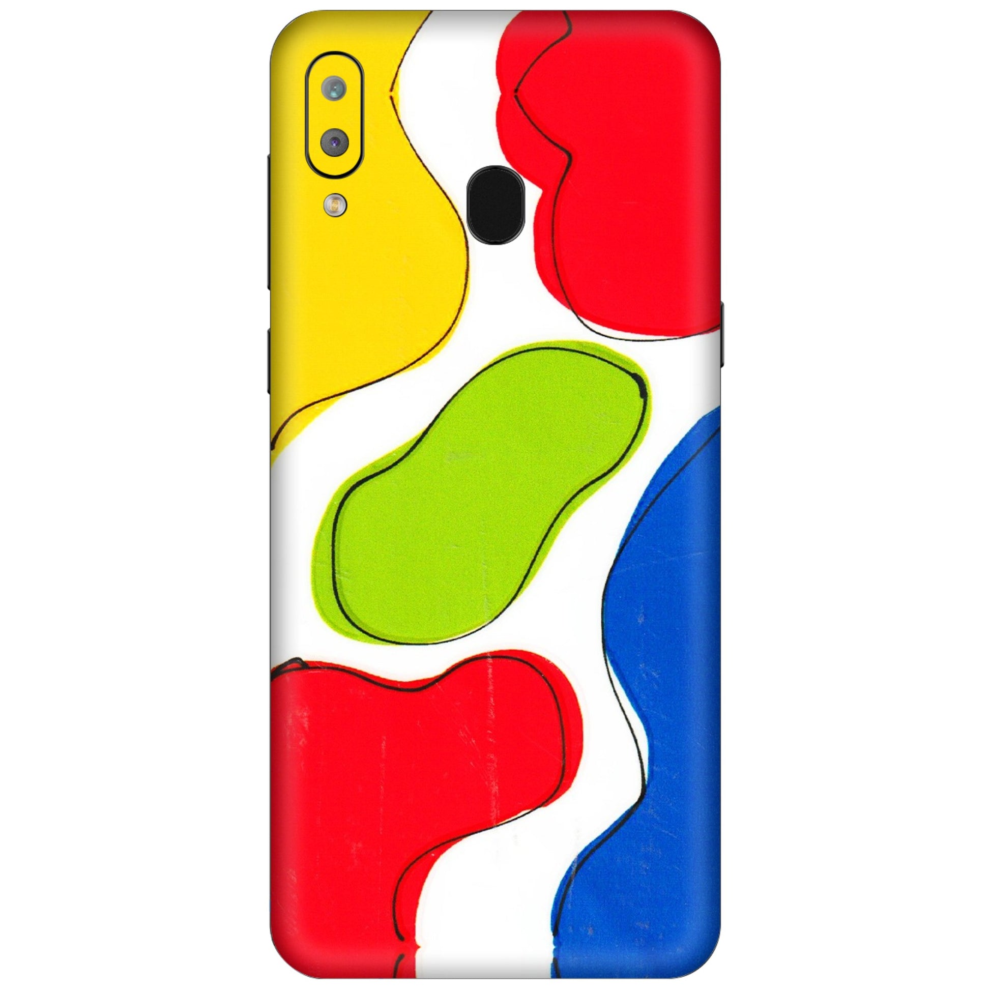 Samsung A/S Series Phone Skins (All Models) - RGB Colour Paint - 3D Embossed Finish (L-284) Samsung Galaxy A30