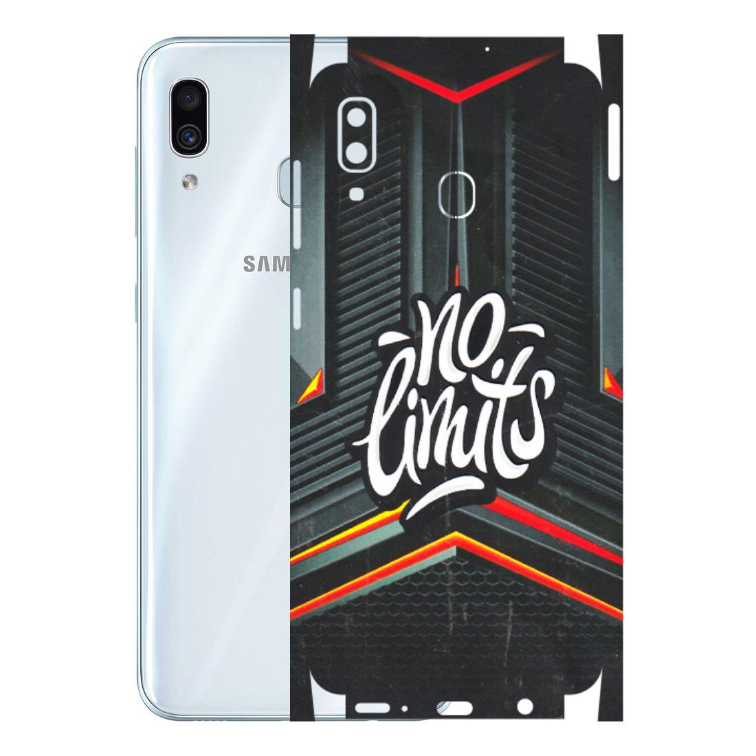 Samsung A/S Series Phone Skins (All Models) - No Limits - 3D Embossed Finish (L-286) Samsung Galaxy A30