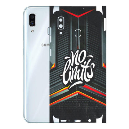 Samsung A/S Series Phone Skins (All Models) - No Limits - 3D Embossed Finish (L-286) Samsung Galaxy A30