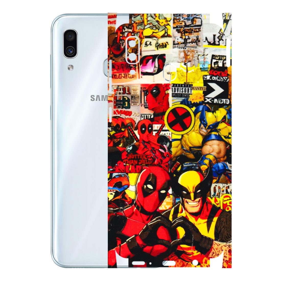 Samsung A/S Series Phone Skins (All Models) - Spidy Wolverine - 3D Embossed Finish (L-310) Samsung Galaxy A30