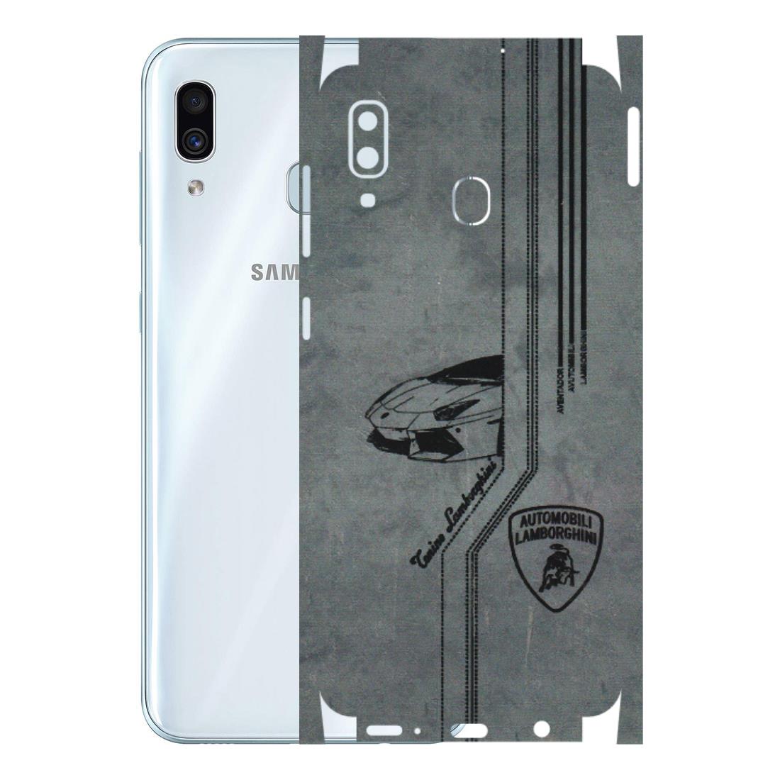 Samsung A/S Series Phone Skins (All Models) - New Lamborgini Aventador - 3D Embossed Finish (L-321) Samsung Galaxy A30