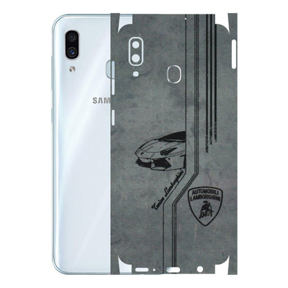 Samsung A/S Series Phone Skins (All Models) - New Lamborgini Aventador - 3D Embossed Finish (L-321) Samsung Galaxy A30