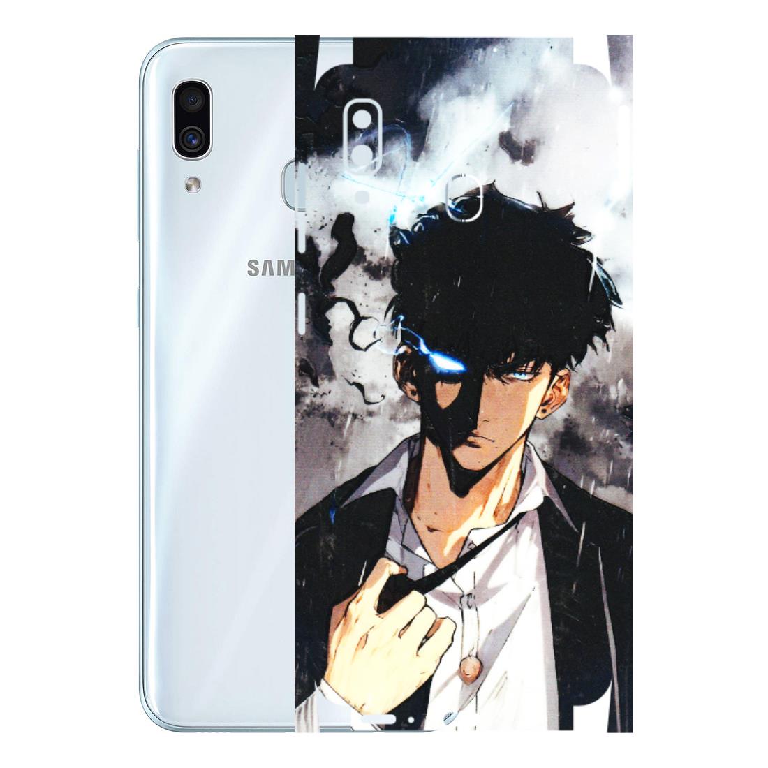 Samsung A/S Series Phone Skins (All Models) - Sung Jinwoo Manhwa Anime - 3D Embossed Finish (L-328) Samsung Galaxy A30