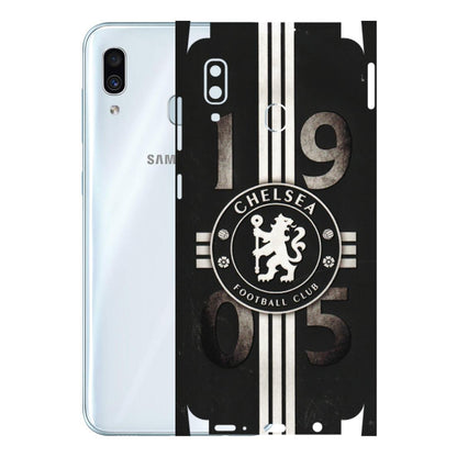 Samsung A/S Series Phone Skins (All Models) - Chelsea Fan Club - 3D Embossed Finish (L-36) Samsung Galaxy A30