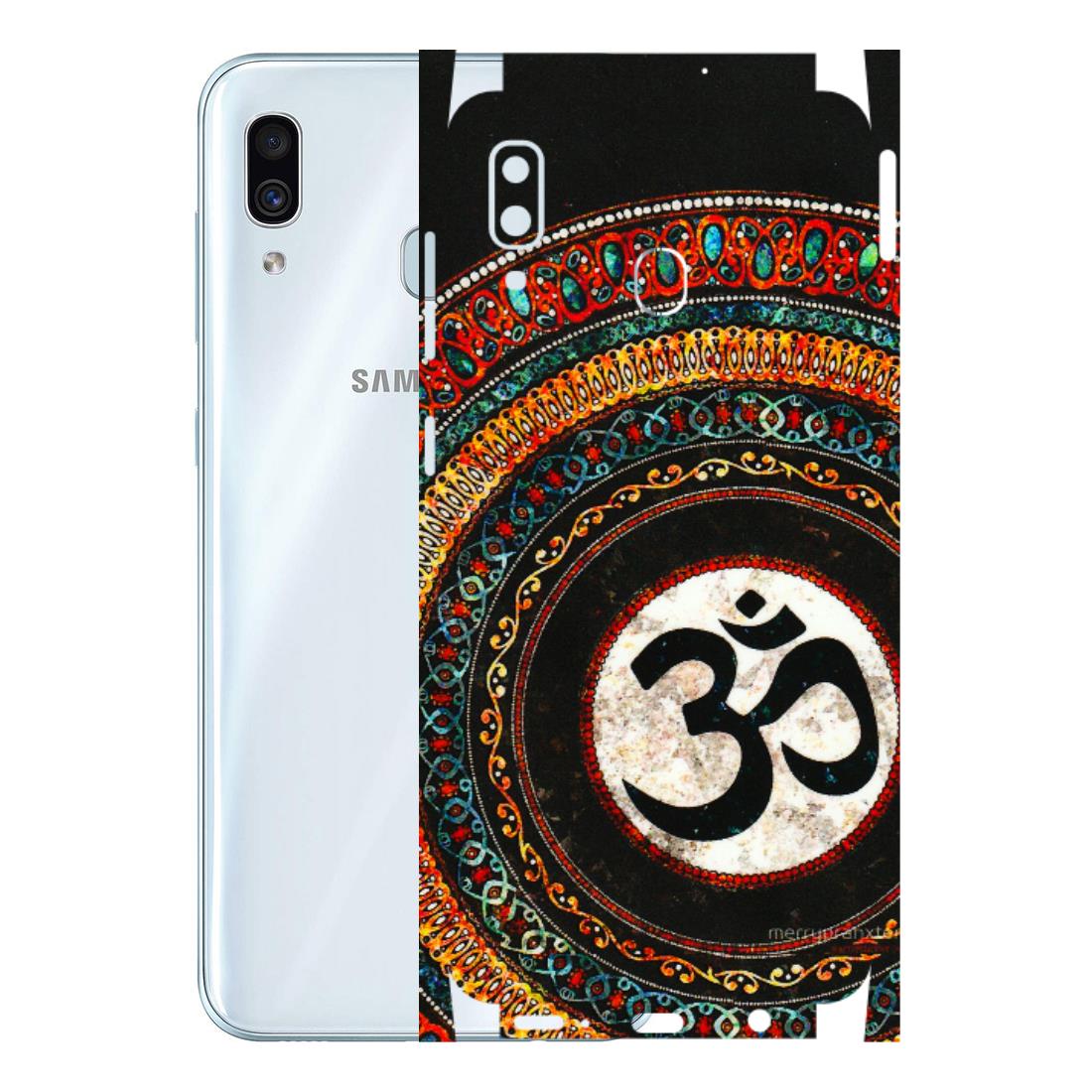 Samsung A/S Series Phone Skins (All Models) - Aum Chant Abstract - 3D Embossed Finish (L-42) Samsung Galaxy A30