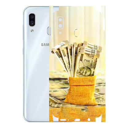 Samsung A/S Series Phone Skins (All Models) - Show Me The Money - 3D Embossed Finish (L-52) Samsung Galaxy A30