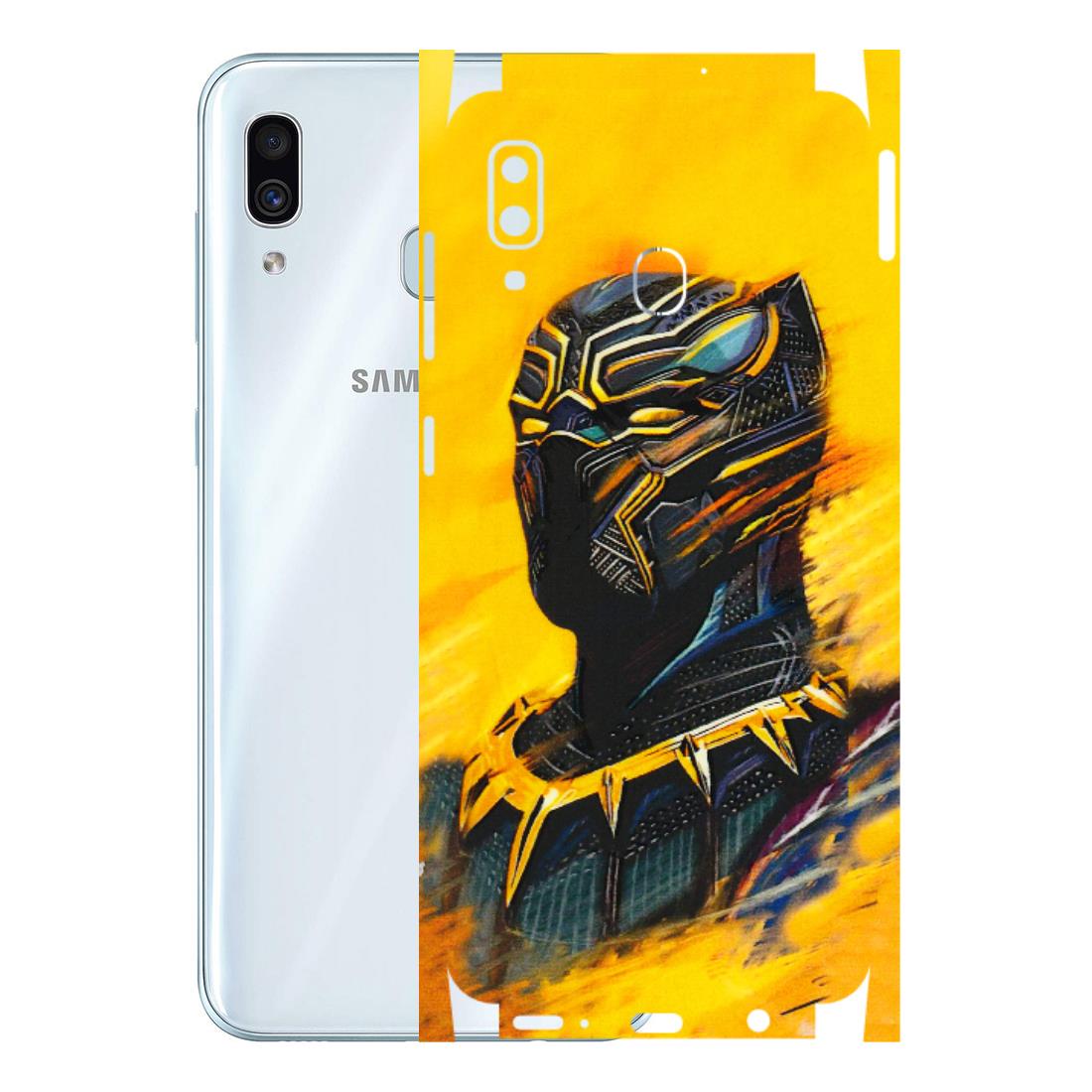 Samsung A/S Series Phone Skins (All Models) - Yellow Panther - 3D Embossed Finish (L-54) Samsung Galaxy A30