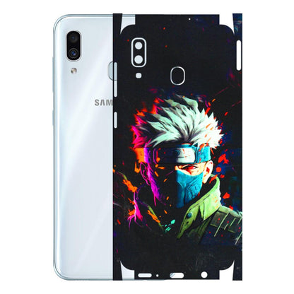 Samsung A/S Series Phone Skins (All Models) - Anime Cool Character - 3D Embossed Finish (L-59) Samsung Galaxy A30