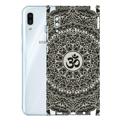 Samsung A/S Series Phone Skins (All Models) - Aum Elegant Mandala - 3D Embossed Finish (L-62) Samsung Galaxy A30