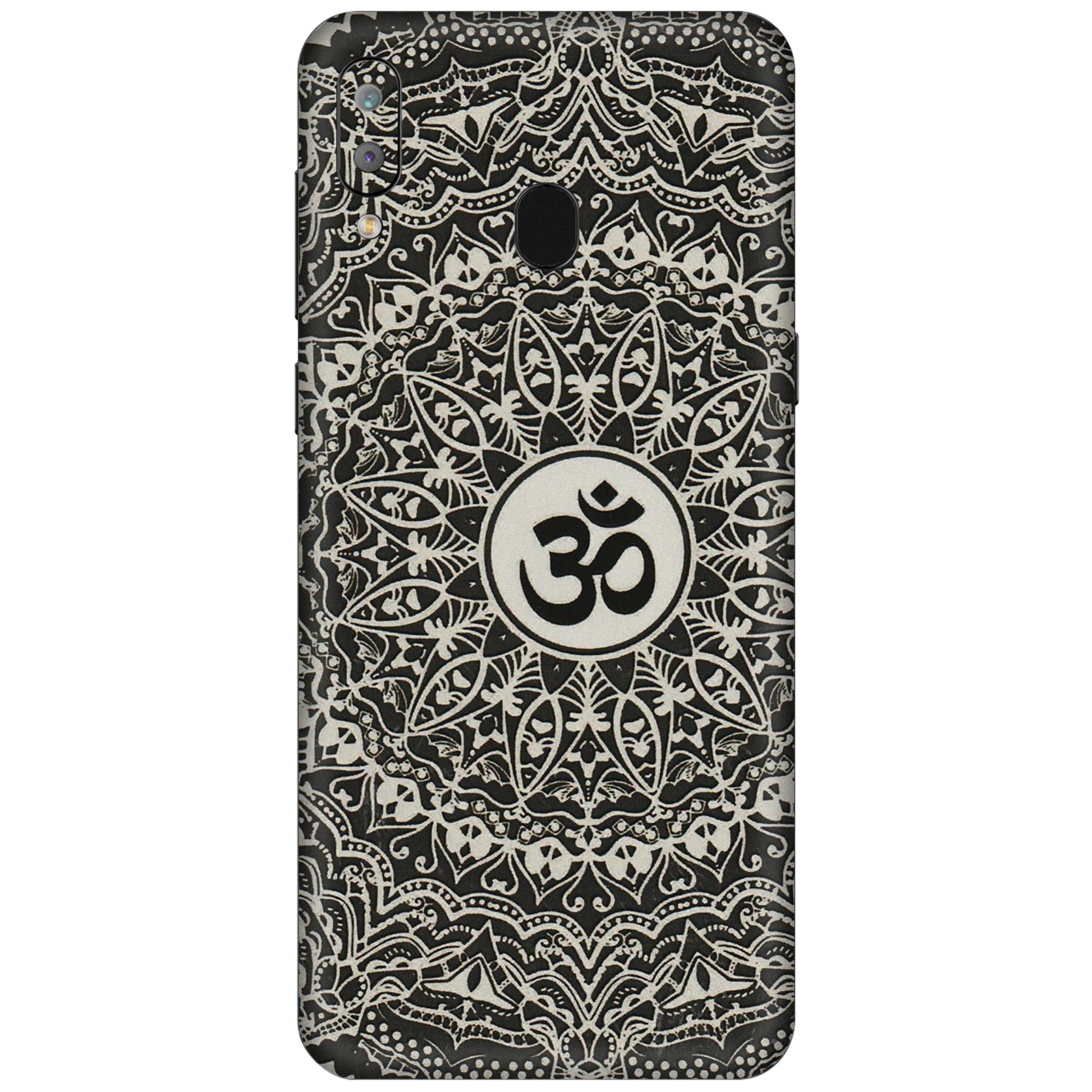 Samsung A/S Series Phone Skins (All Models) - Aum Elegant Mandala - 3D Embossed Finish (L-62) Samsung Galaxy A30