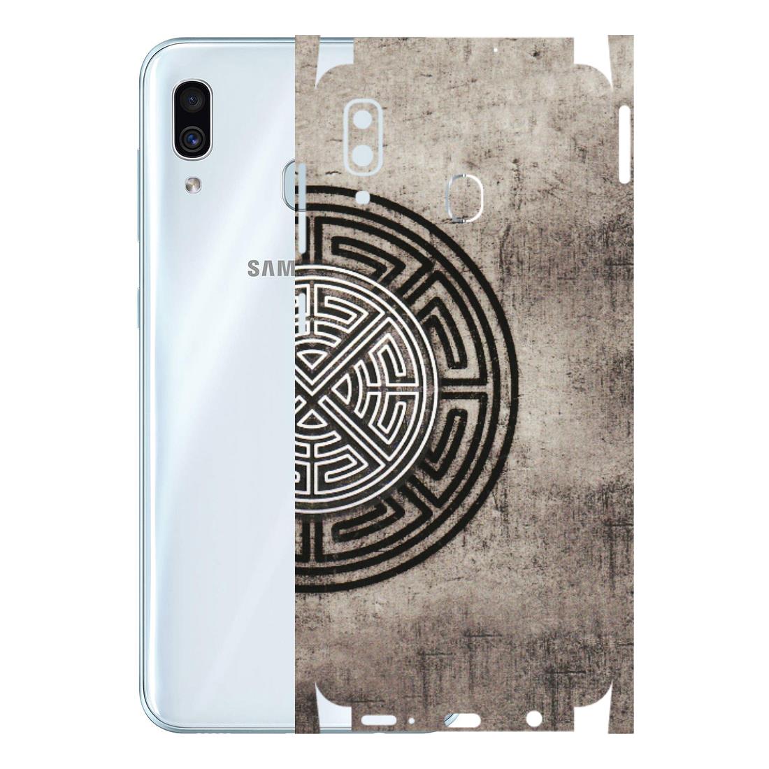 Samsung A/S Series Phone Skins (All Models) - Mysterious Circular Design - 3D Embossed Finish (L-63) Samsung Galaxy A30