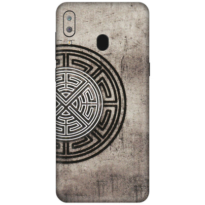 Samsung A/S Series Phone Skins (All Models) - Mysterious Circular Design - 3D Embossed Finish (L-63) Samsung Galaxy A30