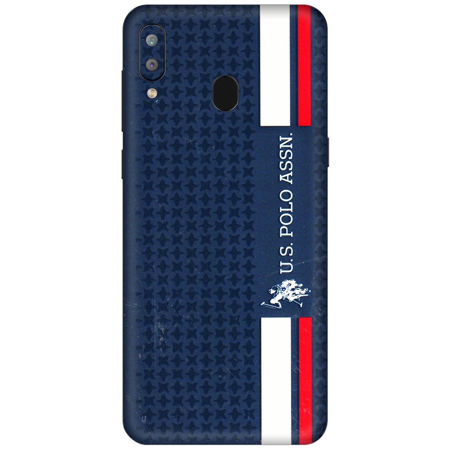 Samsung A/S Series Phone Skins (All Models) - US POLO Designer Brand - 3D Embossed Finish (L-65) Samsung Galaxy A30