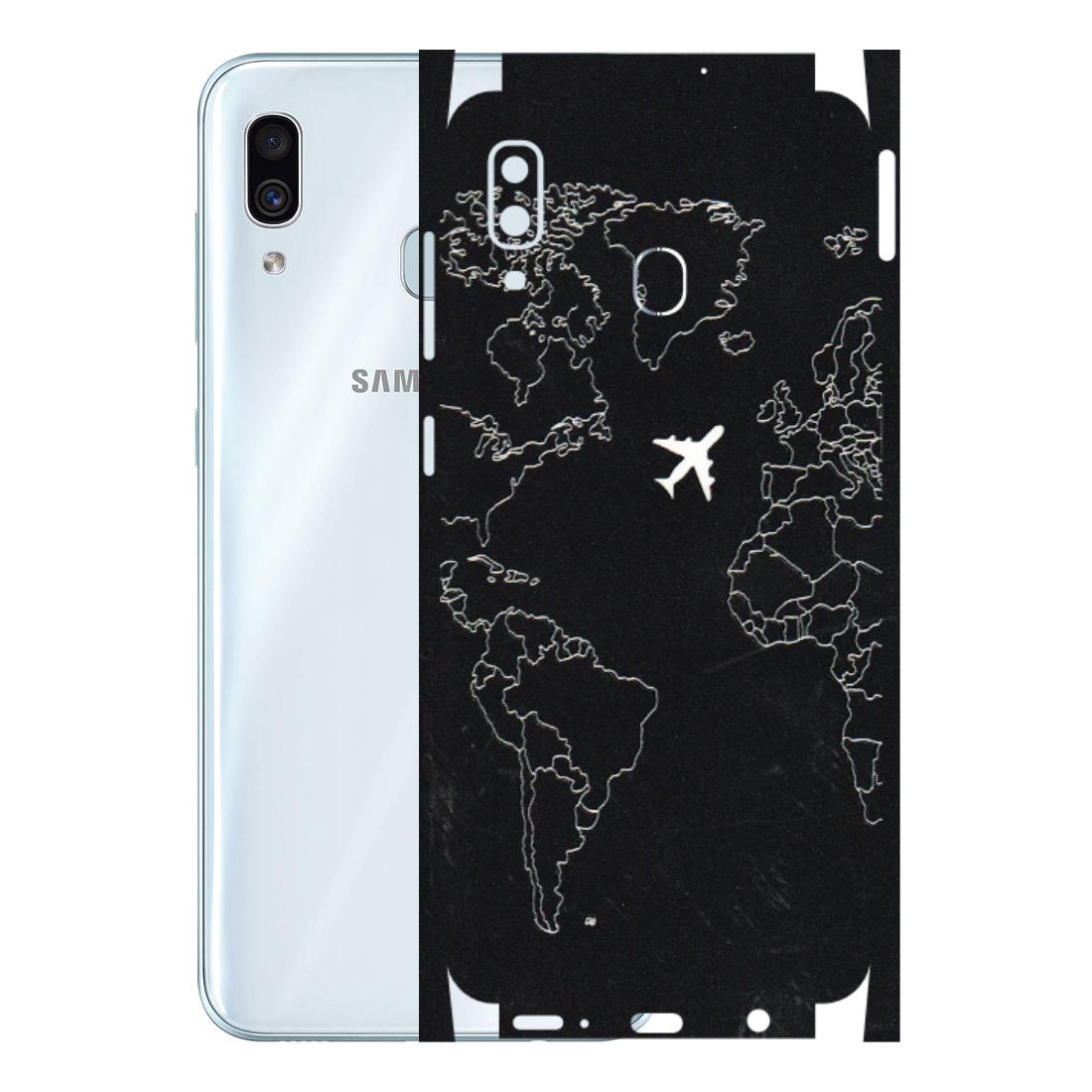 Samsung A/S Series Phone Skins (All Models) - Never Ending Travel - 3D Embossed Finish (L-79) Samsung Galaxy A30