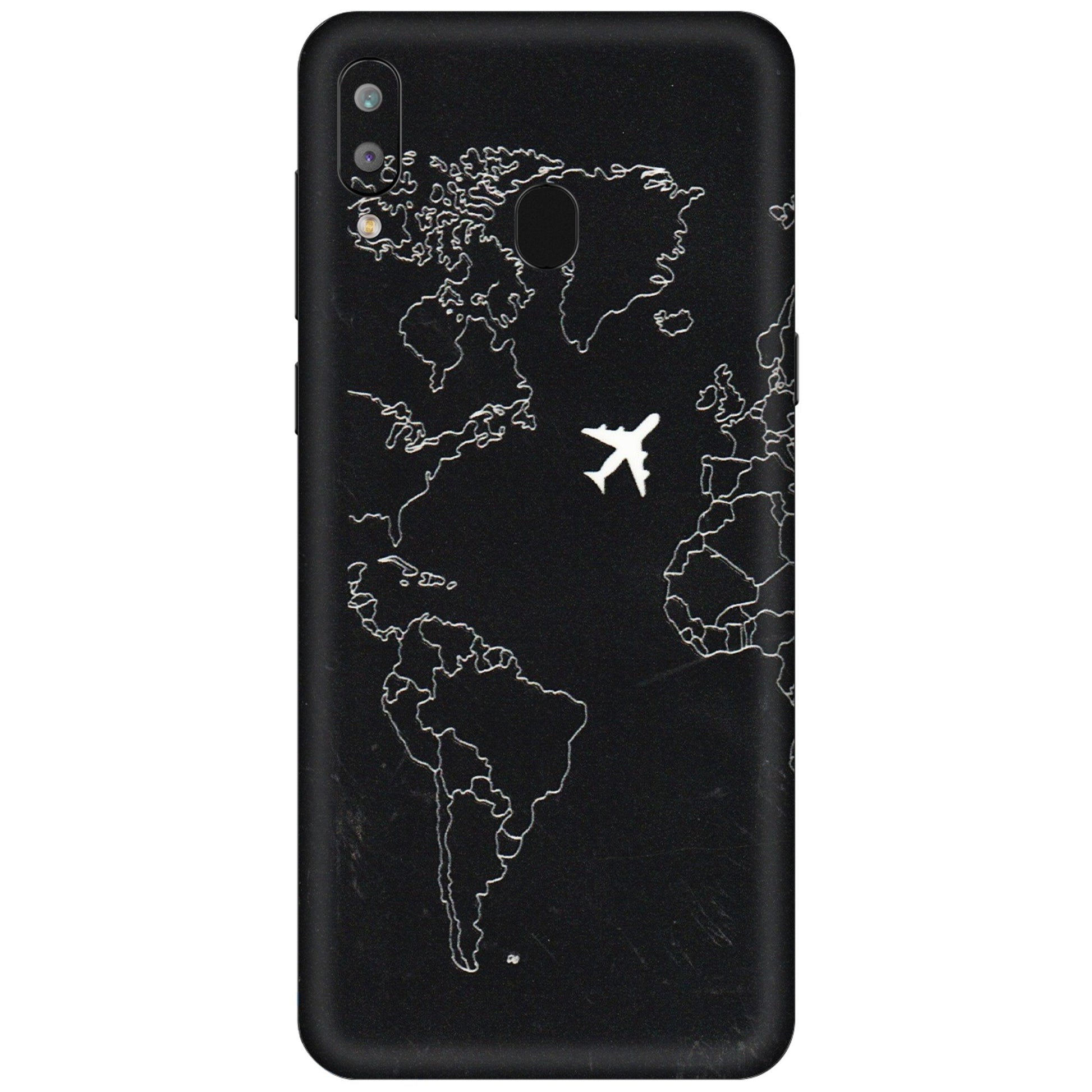 Samsung A/S Series Phone Skins (All Models) - Never Ending Travel - 3D Embossed Finish (L-79) Samsung Galaxy A30
