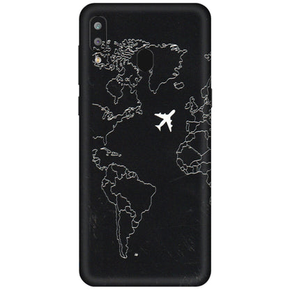 Samsung A/S Series Phone Skins (All Models) - Never Ending Travel - 3D Embossed Finish (L-79) Samsung Galaxy A30