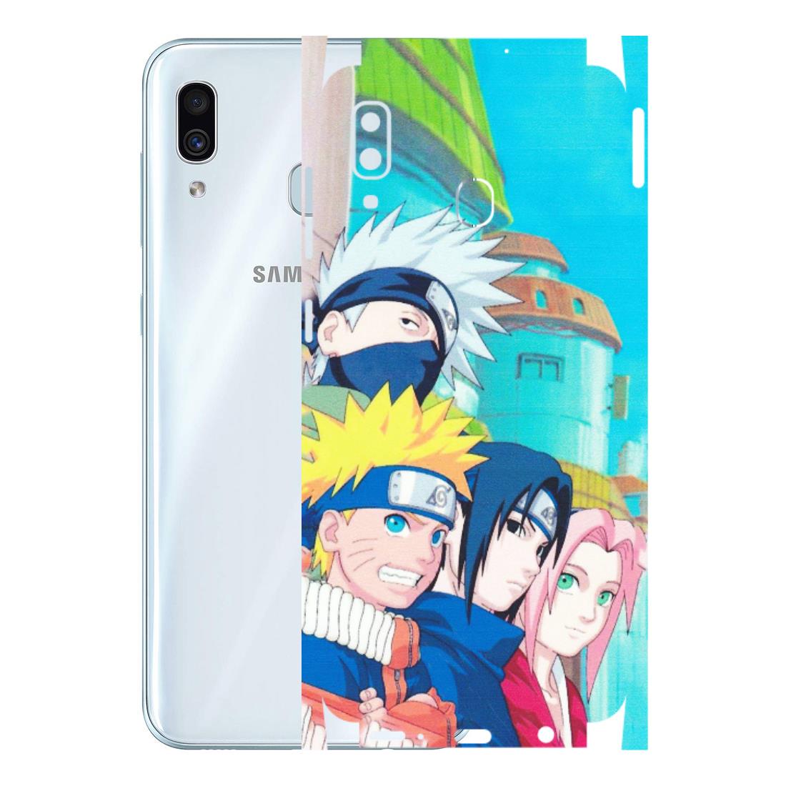 Samsung A/S Series Phone Skins (All Models) - Team Minato And Kakashi - Matte Finish (M-101) Samsung Galaxy A30