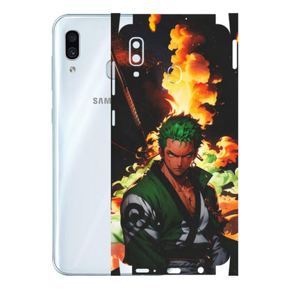 Samsung A/S Series Phone Skins (All Models) - Roronoa Zoro - Matte Finish (M-102) Samsung Galaxy A30
