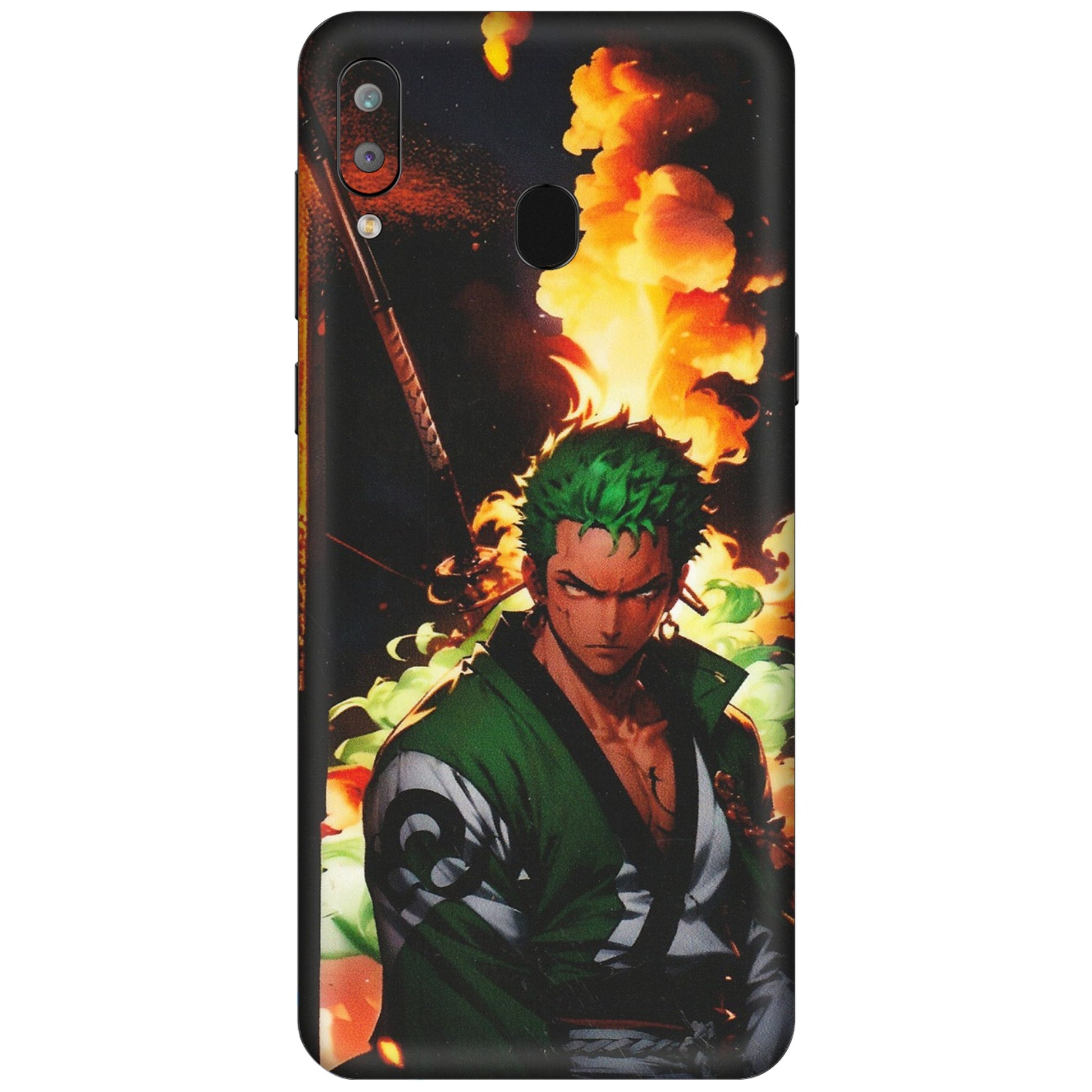 Samsung A/S Series Phone Skins (All Models) - Roronoa Zoro - Matte Finish (M-102) Samsung Galaxy A30