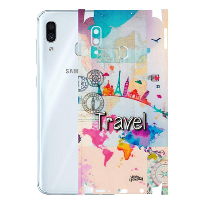 Samsung A/S Series Phone Skins (All Models) - Travel The Wonders - Matte Finish (M-108) Samsung Galaxy A30