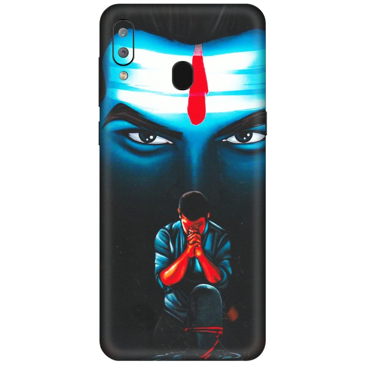 Samsung A/S Series Phone Skins (All Models) - Mahakal Bhakt - Matte Finish (M-112) Samsung Galaxy A30