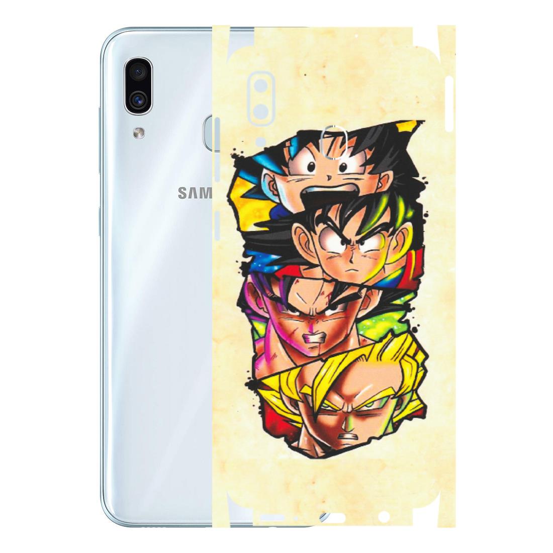 Samsung A/S Series Phone Skins (All Models) - Angry Multi Anime - Matte Finish (M-113) Samsung Galaxy A30