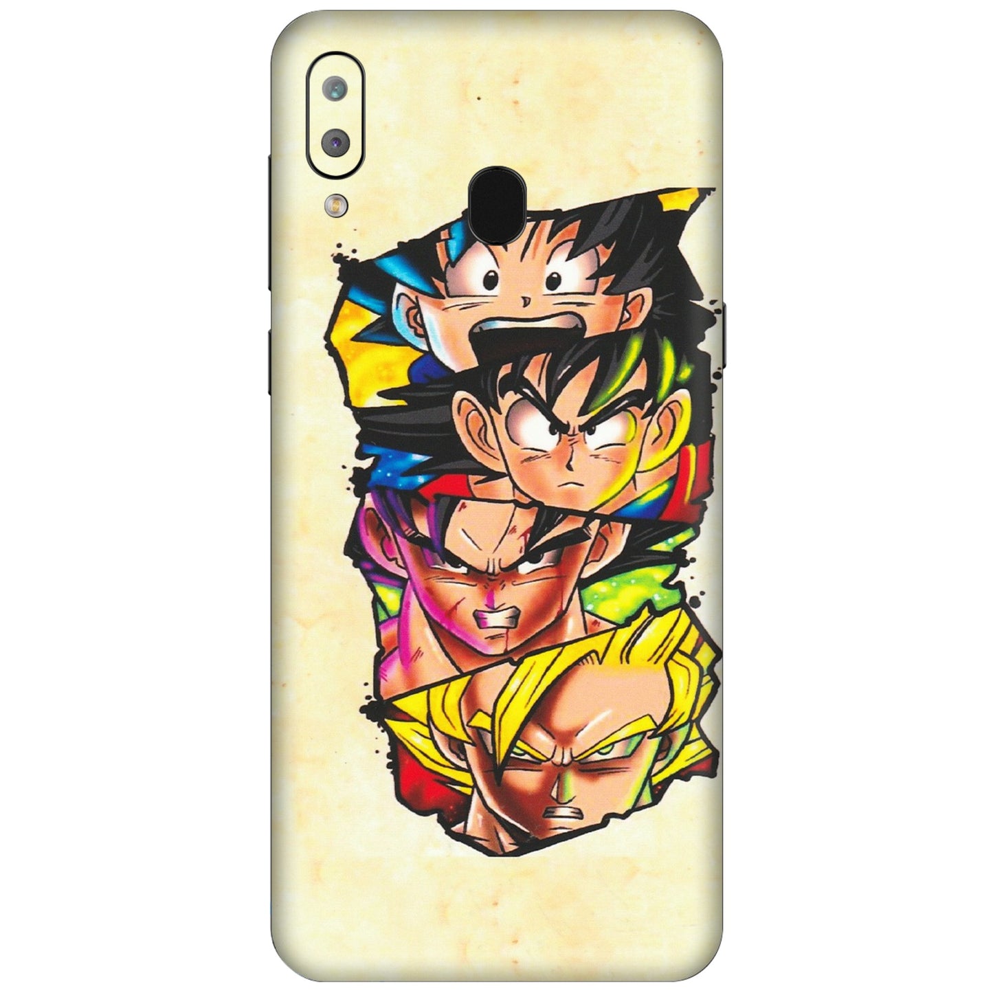 Samsung A/S Series Phone Skins (All Models) - Angry Multi Anime - Matte Finish (M-113) Samsung Galaxy A30