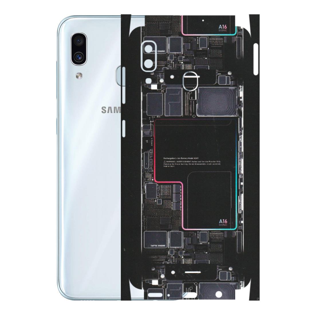 Samsung A/S Series Phone Skins (All Models) - Motherboard Circuit Layout - Matte Finish (M-117) Samsung Galaxy A30