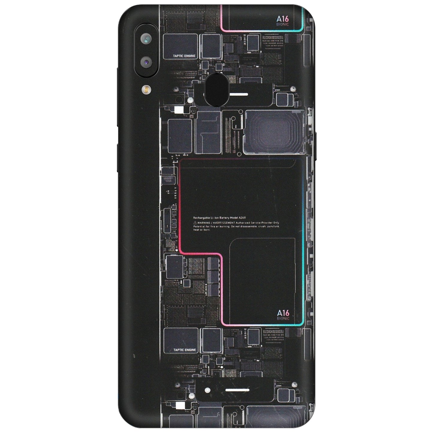Samsung A/S Series Phone Skins (All Models) - Motherboard Circuit Layout - Matte Finish (M-117) Samsung Galaxy A30