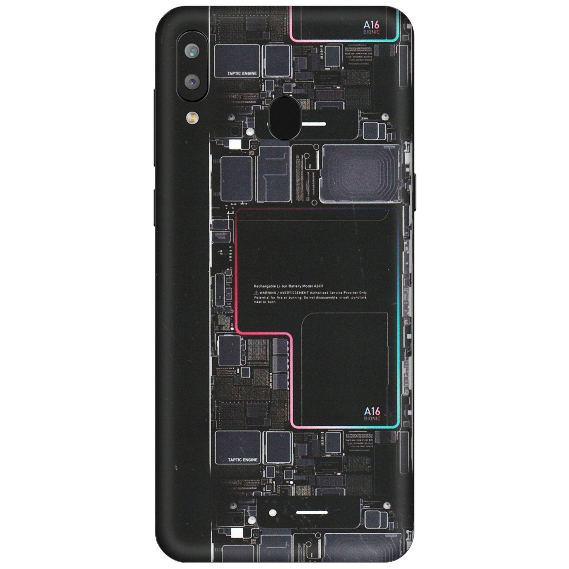 Samsung A/S Series Phone Skins (All Models) - Motherboard Circuit Layout - Matte Finish (M-117) Samsung Galaxy A30