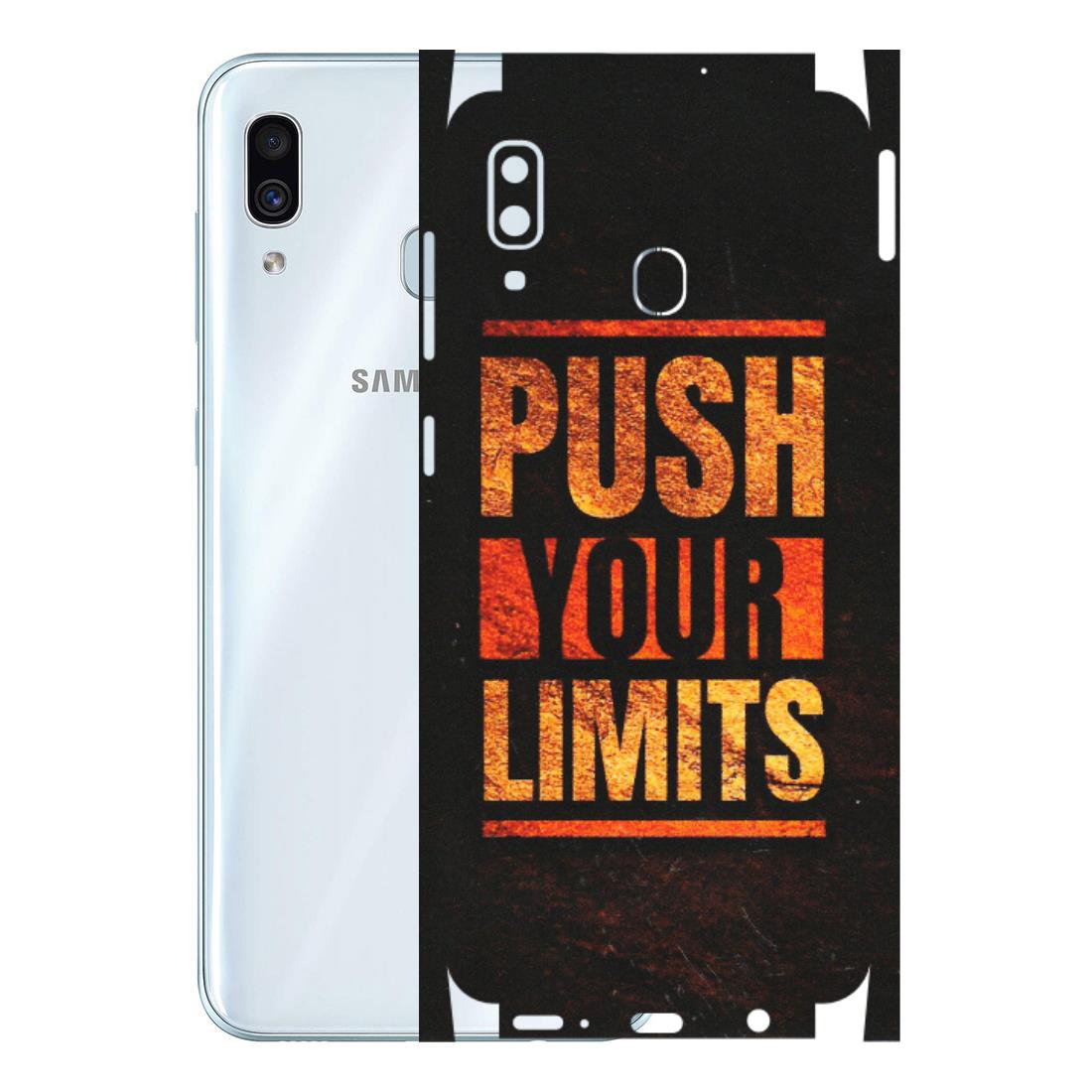 Samsung A/S Series Phone Skins (All Models) - Push Your Limits - Matte Finish (M-118) Samsung Galaxy A30