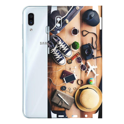 Samsung A/S Series Phone Skins (All Models) - Travel Wanderlust - Matte Finish (M-133) Samsung Galaxy A30
