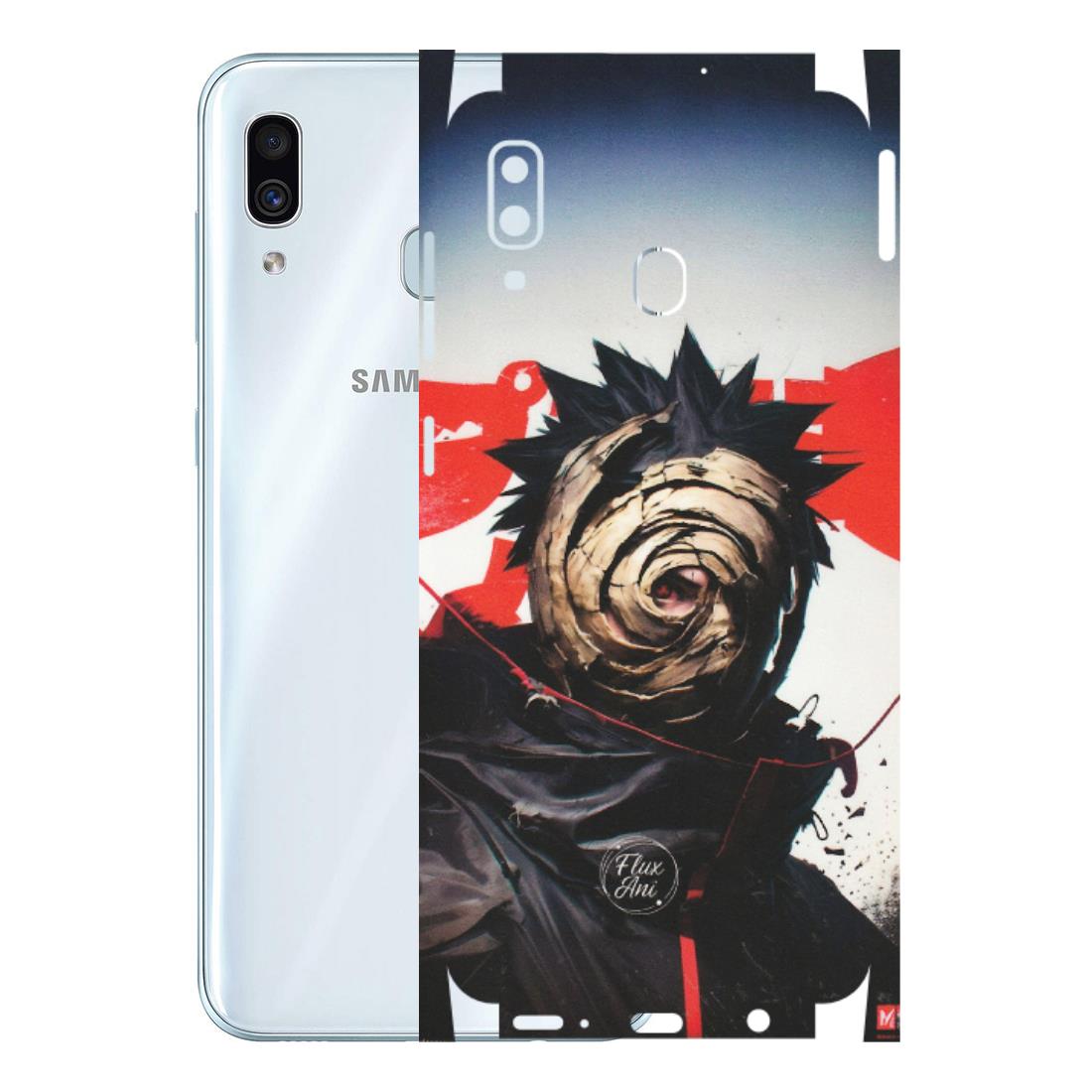 Samsung A/S Series Phone Skins (All Models) - Obito Uchiha Cool Anime - Matte Finish (M-134) Samsung Galaxy A30