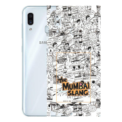 Samsung A/S Series Phone Skins (All Models) - The Mumbai Slang - Matte Finish (M-142) Samsung Galaxy A30