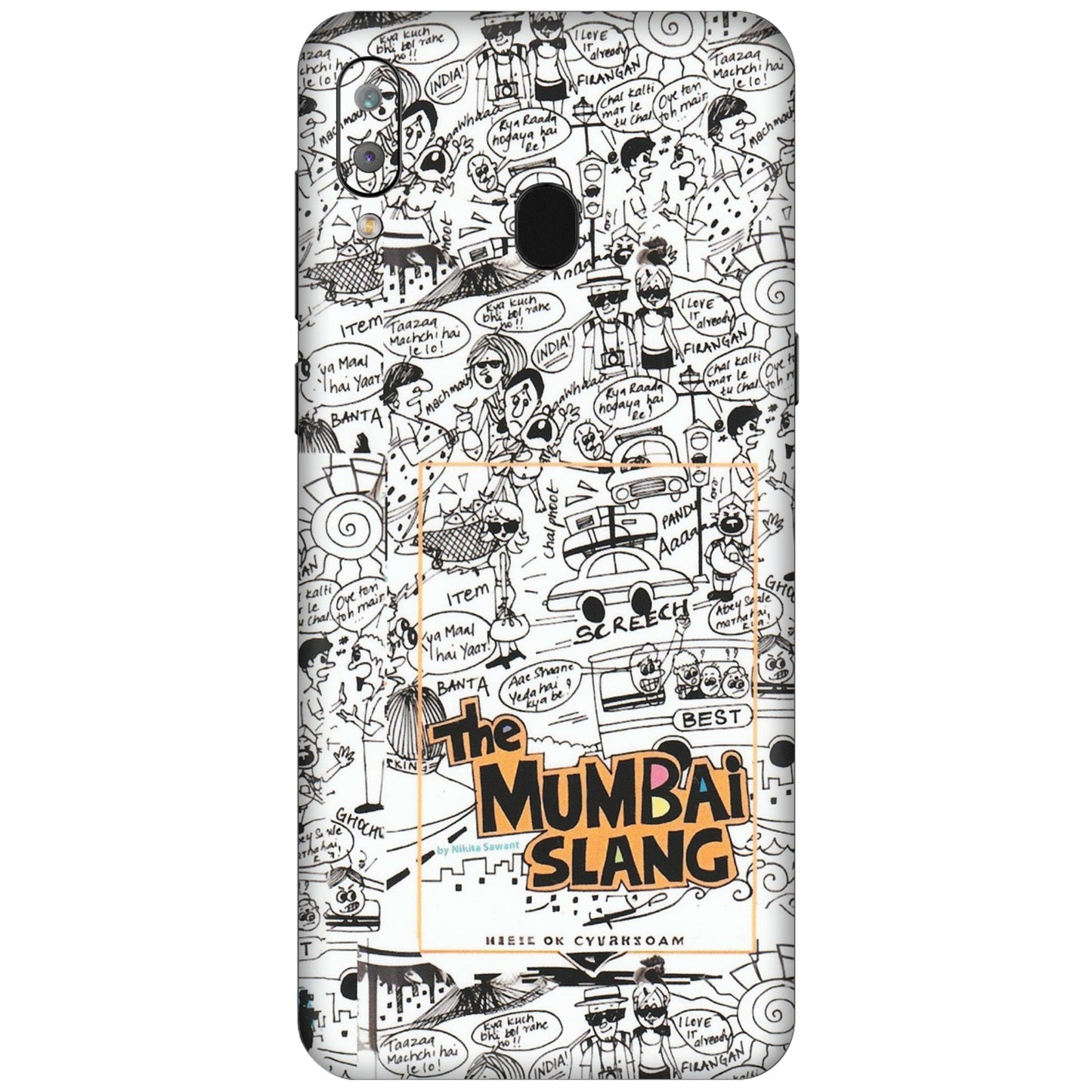 Samsung A/S Series Phone Skins (All Models) - The Mumbai Slang - Matte Finish (M-142) Samsung Galaxy A30