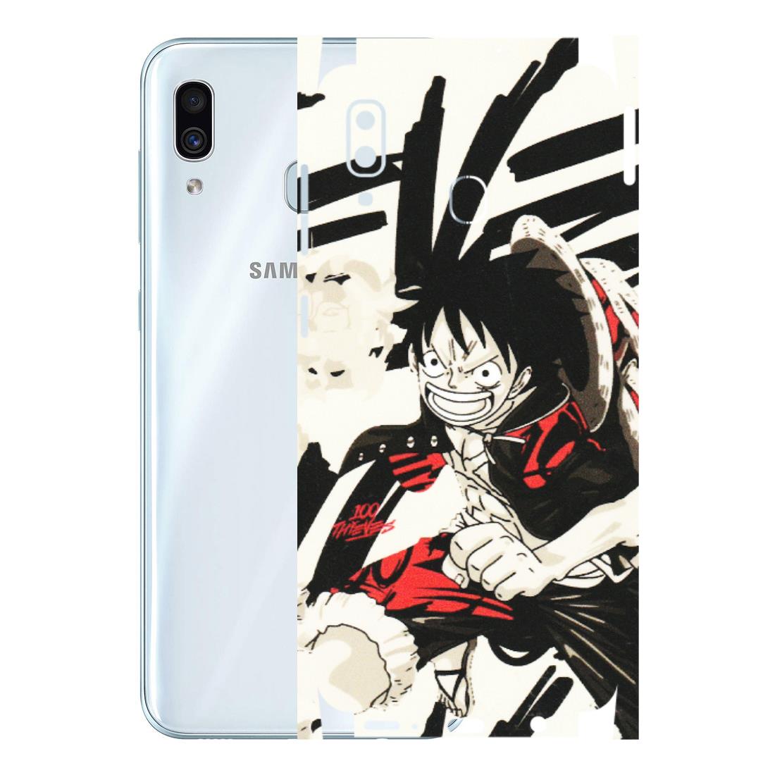 Samsung A/S Series Phone Skins (All Models) - Monkey D.Luffy Manga Anime - Matte Finish (M-145) Samsung Galaxy A30