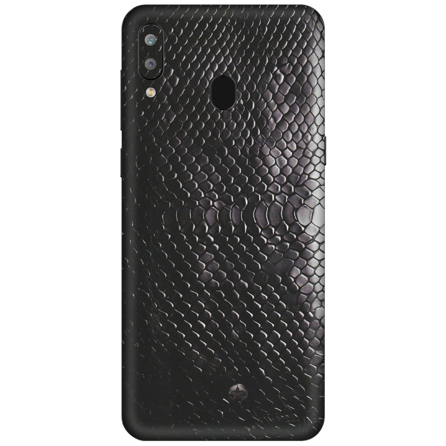 Samsung A/S Series Phone Skins (All Models) - Black Snack Leather - Matte Finish (M-147) Samsung Galaxy A30