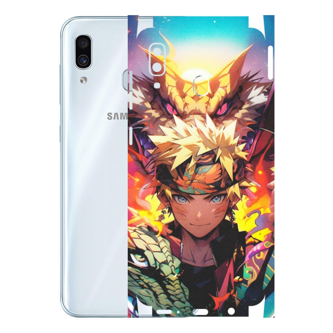 Samsung A/S Series Phone Skins (All Models) - Angry Naruto Anime - Matte Finish (M-148) Samsung Galaxy A30
